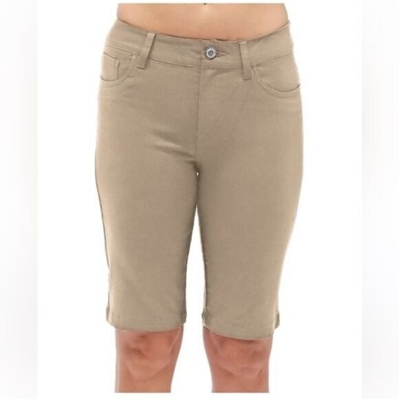 Dickies Womens Tan Knee-Length Stretch Shorts Size 9/29 - Picture 10 of 11